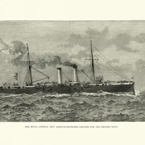 HMS Royal Arthur (1891), British Royal Navy Warship, Armoured cruiser HMS Royal Arthur (1891), British Royal Navy Warship, Armoured cruiser