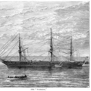 HMS Warrior Engraving, 1878