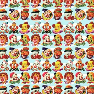 Hobo and clown pattern