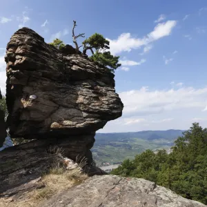 Hoher Stein Mountain, Muehlberg, Dunkelsteinerwald, Wachau, Mostviertel, Lower Austria, Austria, Europe Hoher Stein Mountain, Muehlberg, Dunkelsteinerwald, Wachau, Mostviertel, Lower Austria, Austria, Europe