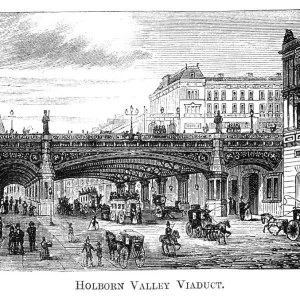 Holborn Valley Viaduct, London (1871 engraving) Holborn Valley Viaduct, London (1871 engraving)