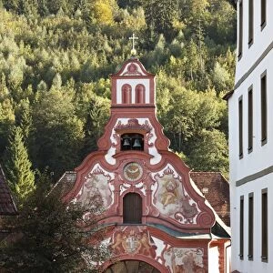 Holy Spirit Spitalkirche church, Fussen, Ostallgaeu, Allgaeu, Swabia, Bavaria, Germany, Europe