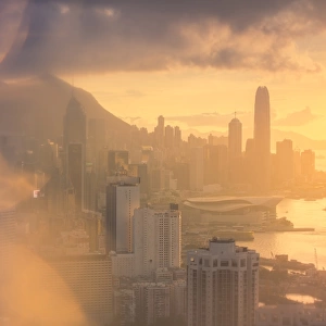 Hong Kong sunset ambiance