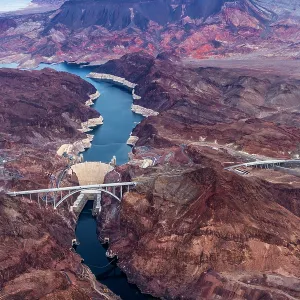 Hoover Dam Aerial Hoover Dam Aerial