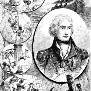 Horazio Nelson - Viktorianische Illustration Horazio Nelson - Viktorianische Illustration