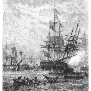 Horatio Nelsons victory at Copenhagen on April 2nd, 1801