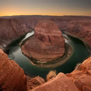 Horseshoe Bend Print at Sunset, Page Arizona Horseshoe Bend Print at Sunset, Page Arizona