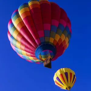 Hot Air Ballooning Together Print