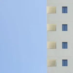 Modern Hotel Exterior Print Modern Hotel Exterior Print
