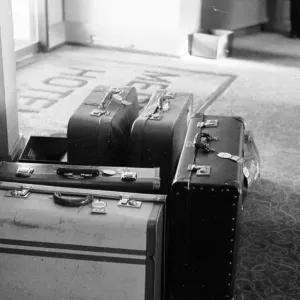 Hotel Luggage Print, 1953 Hotel Luggage Print, 1953