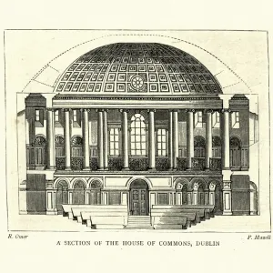 House of Commons, Dublin, Ireland, 19th Century House of Commons, Dublin, Ireland, 19th Century
