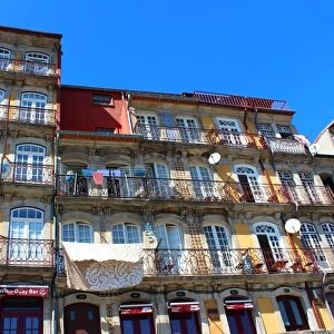 Houses in the Ribeira district of Porto