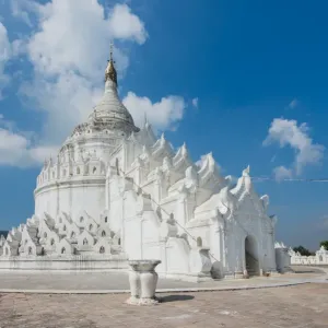 hsinbyume, temple, landmark, burma, culture, asian, paya, religious, buddhist, building