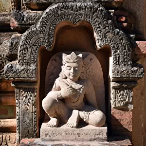 Hti Lo Min Lo sculpture Bagan Buddhist Temple Unesco Myanmar