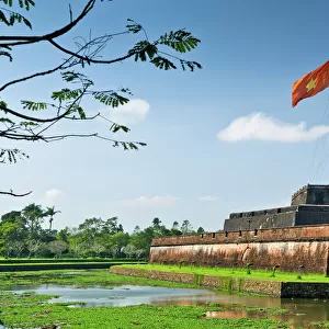 Hue Citadel, flag tower, Hue, North Vietnam, Vietnam, Southeast Asia, Asia