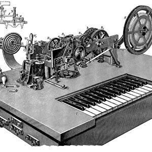 Hughes type printer