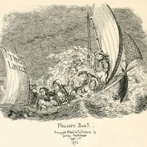 Stormy Seas Humour Sickness Print Stormy Seas Humour Sickness Print