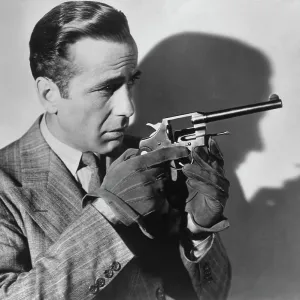 Humphrey Bogart With A Gun Humphrey Bogart With A Gun