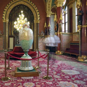 Hungarian Parliament Building Interior, Budapest