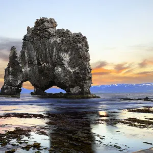 Incredible Rock Formations Framed Print Collection: Hvítserkur, Iceland