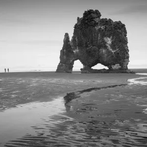 Hvitserkur Black and White Print Hvitserkur Black and White Print