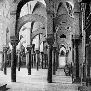 Hypostyle Hall at the Mosque-Cathedral of Cordoba in Cordoba, Spain - 19th Century Hypostyle Hall at the Mosque-Cathedral of Cordoba in Cordoba, Spain - 19th Century