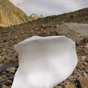 Ice, Mount Edith Cavell, Jasper National Park, Jasper, Alberta, Canada