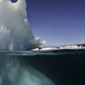 Iceberg and air bubbles Iceberg and air bubbles
