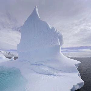 Iceberg and clouds, Antarctic Peninsula