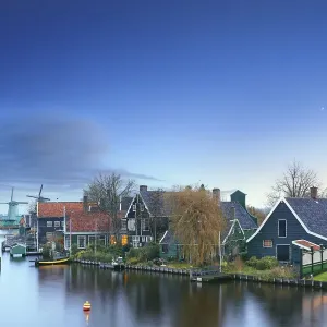 Iconic Windmills at Zaanse Schans, Amsterdam
