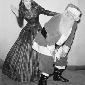 Ida Lupino Giving Santa Birthday Spanking Print Ida Lupino Giving Santa Birthday Spanking Print