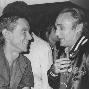 Iggy Pop & Dennis Hopper At A Party Iggy Pop & Dennis Hopper At A Party