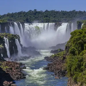 Iguacu falls, Devils throat Iguacu falls, Devils throat
