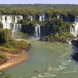 Iguazu Waterfalls Aerial View Print Iguazu Waterfalls Aerial View Print