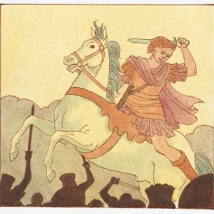 Alexander the Great in Battle Print Alexander the Great in Battle Print