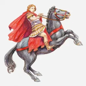 Alexander the Great on Bucephalus Print Alexander the Great on Bucephalus Print