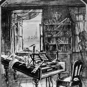 Beethoven's Study Print Beethoven's Study Print