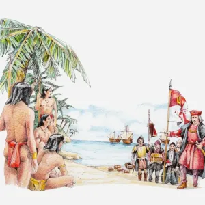 Caribbean Encounter Print Caribbean Encounter Print