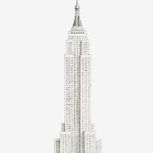 Illustration of the Empire State Building