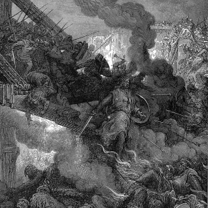 Illustration Of The First Crusade In 1099 Illustration Of The First Crusade In 1099