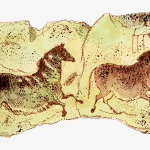 Samurai Warrior With Sword Riding Horse Designed Vector Image - View #4