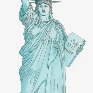 Illustration of Statue of Liberty Illustration of Statue of Liberty
