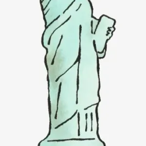 Illustration de la Statue de la Liberté. Illustration de la Statue de la Liberté.