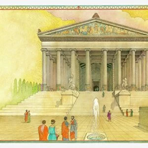 Illustration of the Temple of Artemis
