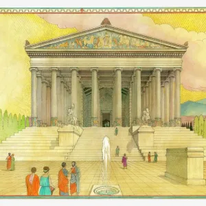 Illustration of the Temple of Artemis