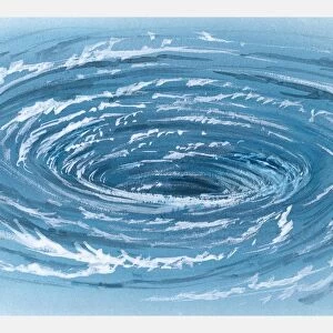 Illustration of whirl pool