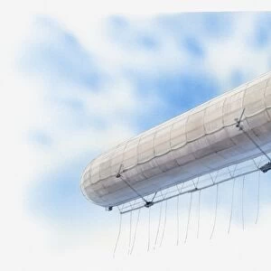 Illustration of Zeppelin airship