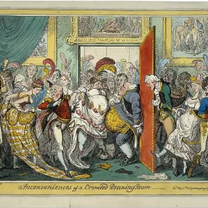 The Inconveniences of a Crowded Drawing Room, 1818 The Inconveniences of a Crowded Drawing Room, 1818