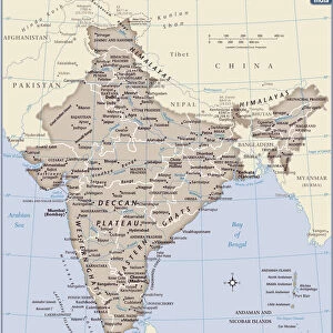 India country map