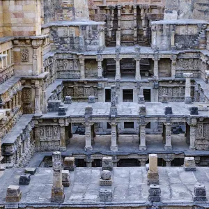 India, Gujarat, Patan, Rani-Ki Vav stepwell